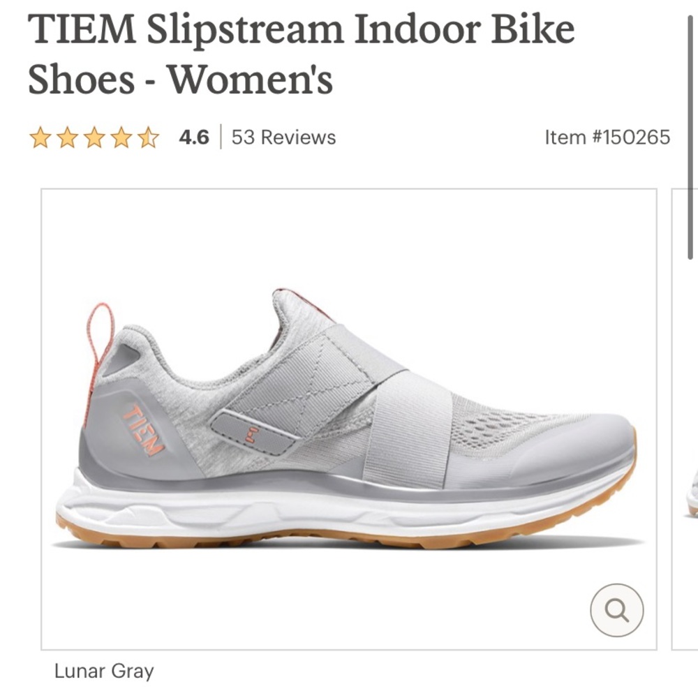 TIEM Slipstream Indoor Bike Shoes with SPD Clips